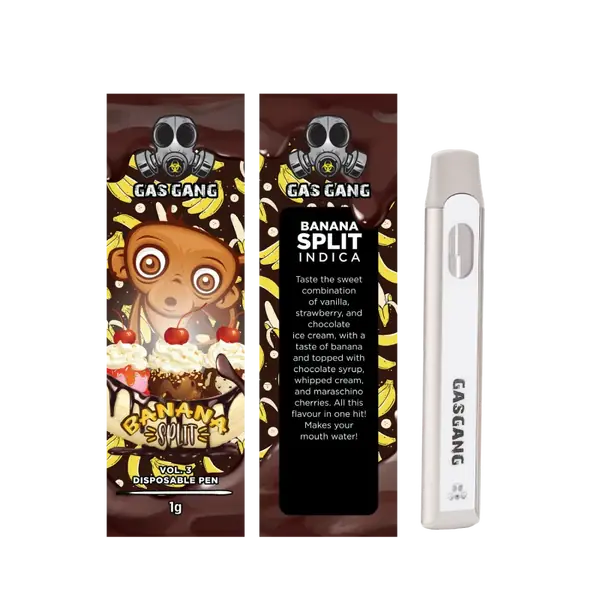 Banana Split Gas Gang 1g THC Vape