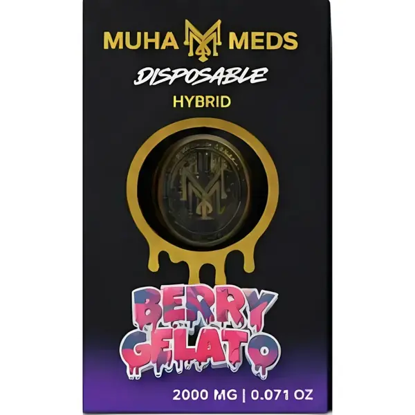 Muha Meds - 2000mg Vape Pen - Berry Gelato