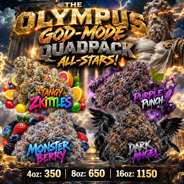 THE OLYMPUS GOD-MODE QUADPACK ALL-STARS! 🔥 [ 4oz: 350 | 8oz: 650 | 16oz: 1150 ]