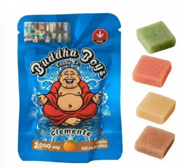 Buddha Boys Gummies 2000mg THC Edibles (4 x 500mg)
