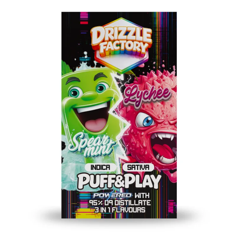Spearmint/Lychee - Puff & Play 6g Vape photo 1