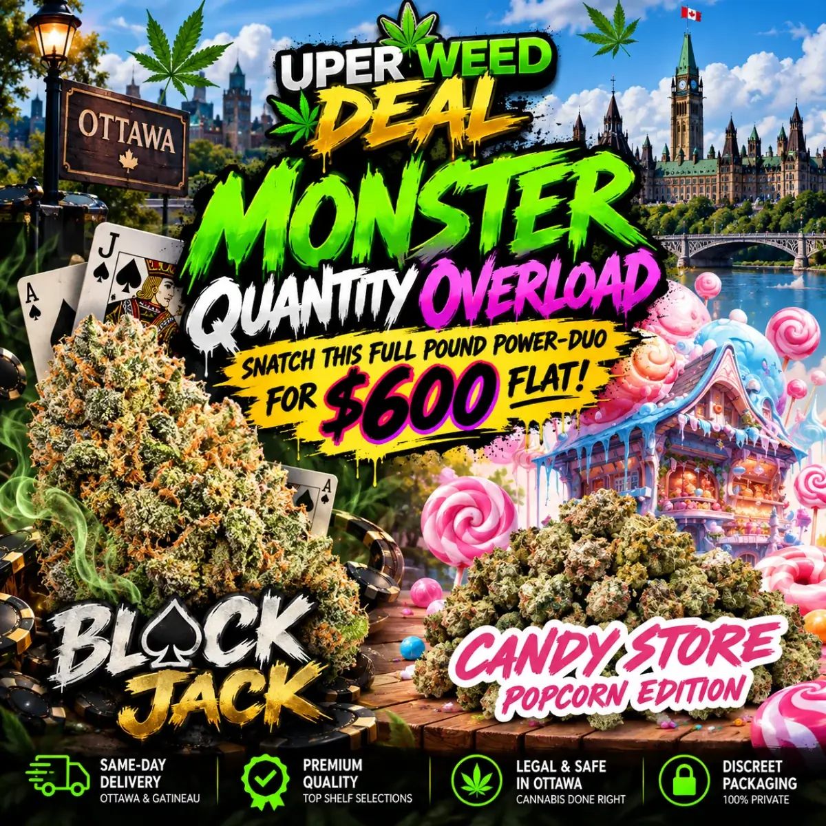 MONSTER QUANTITY OVERLOAD: Snatch this Full Pound Power-Duo for $600 Flat! photo 1