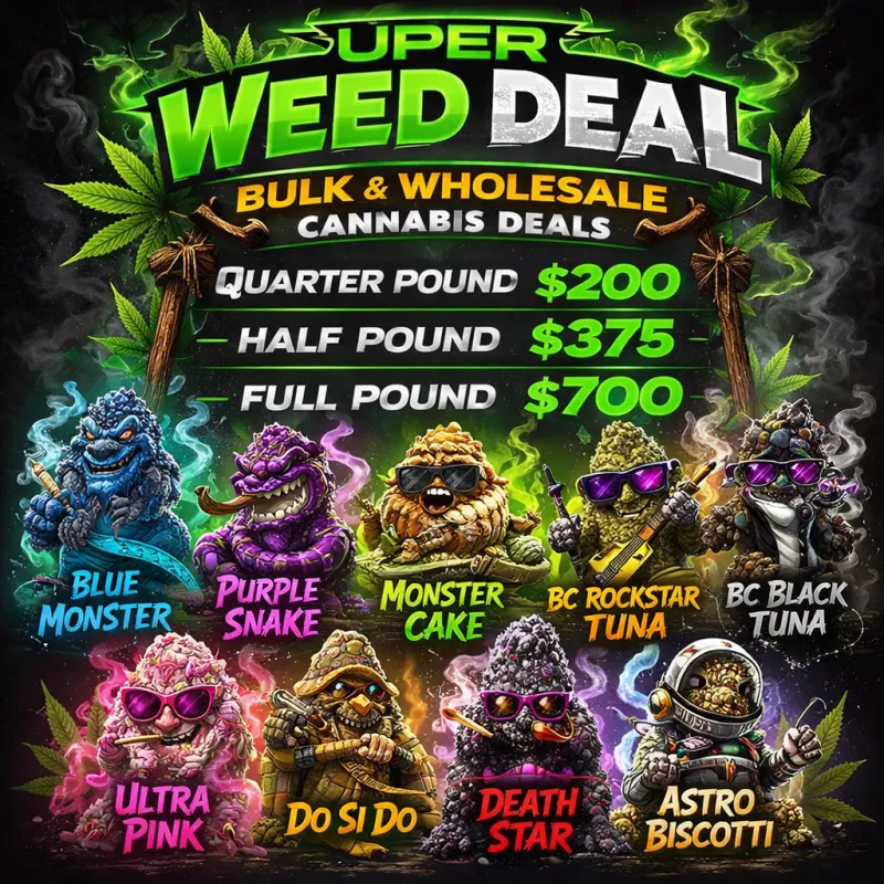 Bulk Weed Pound Deals | AAA+ Cannabis Quarter, Half & Full Pounds photo 1