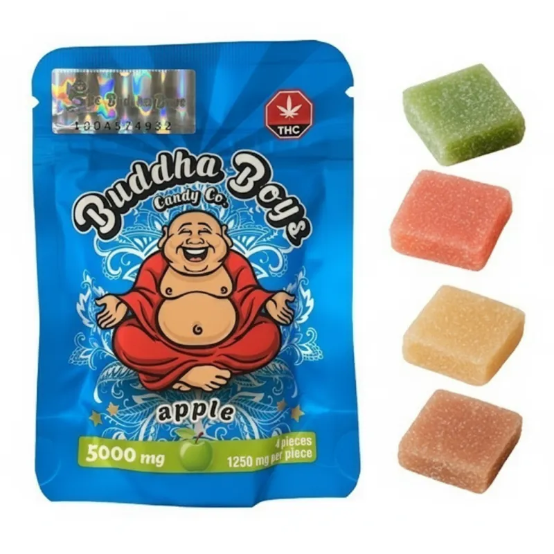 Buddha Boys 5000mg THC Gummies (4 x 1,250mg) photo 1